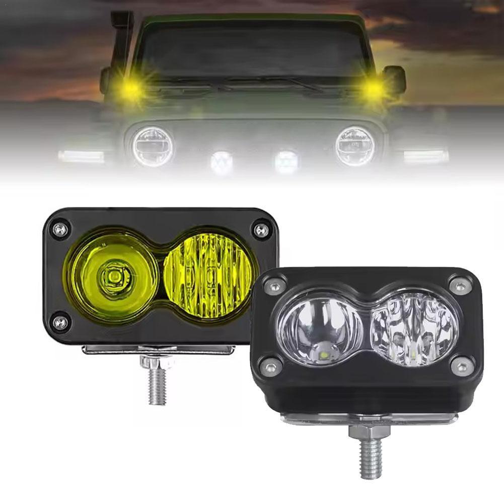 Universal Motorcycle Led Headlight Projector - 20 Вт светодиодная фара 3-дюймовый квадратный