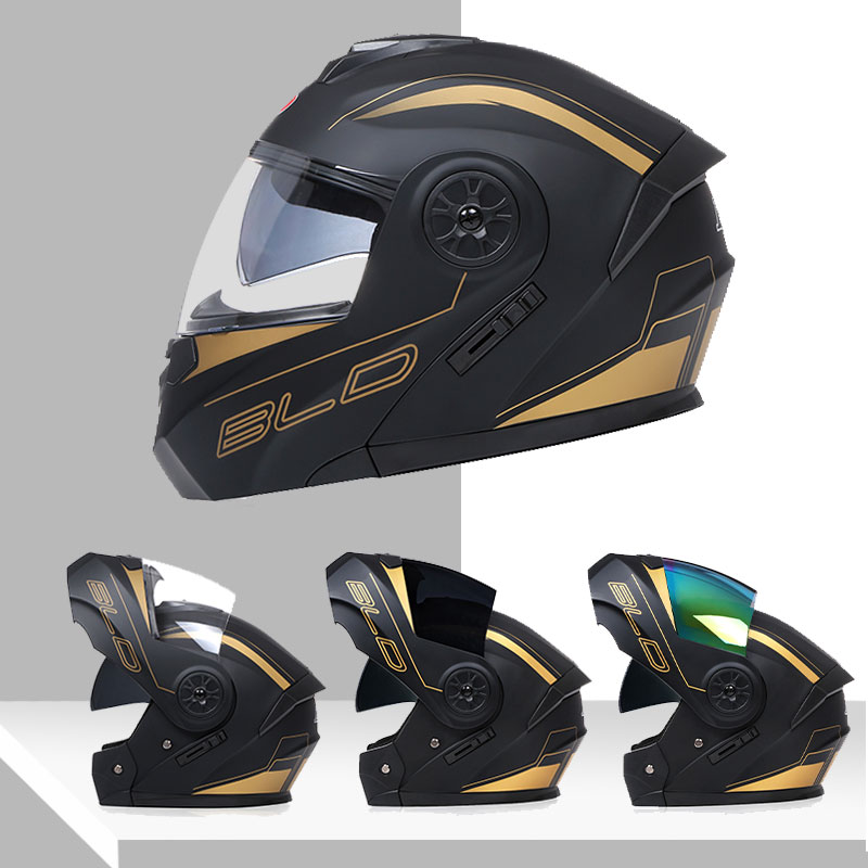 Шлем с двумя линзами, модульны – обзор и цена Dual Visor Motorcycle Racing Helmet